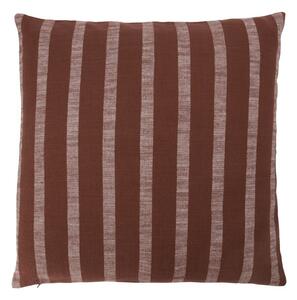 House Doctor Thame pillowcase striped 50x50 cm Brown