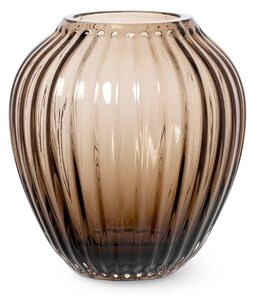 Kähler Hammershøi glass vase 14 cm Walnut