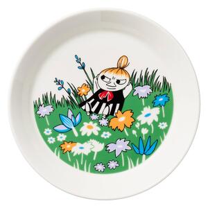 Arabia Little My and meadow Moomin plate White-multi