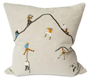 Fine Little Day Mountain climbers pillowcase 48x48 cm Natural