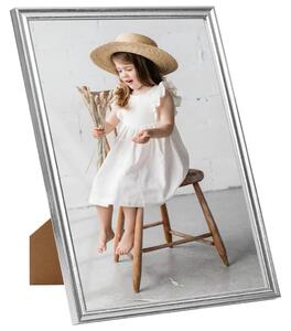 Photo Frames Collage 5 pcs for Table Silver 20x25cm MDF