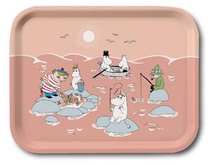 Opto Design Fiske Moomin summer 2022 tray 20x27 cm Pink