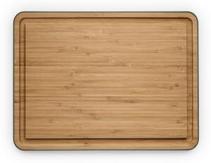 Eva Solo Green tool bamboo cutting board with groove 39x28 cm