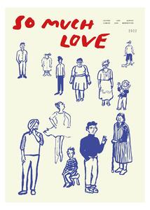 Paper Collective So Much Love poster 50x70 cm