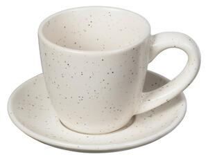 Broste Copenhagen Nordic Vanilla espresso cup with saucer 5 cl Cream