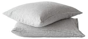 Tell Me More Stonewashed linen pillowcase 50x70 cm 2-pack Grey-white