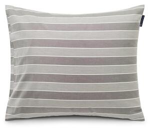 Lexington Striped Lyocell Cotton pillowcase 50x60 cm Grey-white
