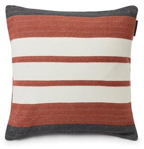 Lexington Irregular Striped Cotton pillowcase 50x50 cm Copper-Grey