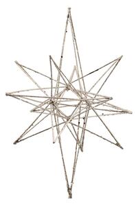 House Doctor Star Christmas decoration 14x25 cm Champagne