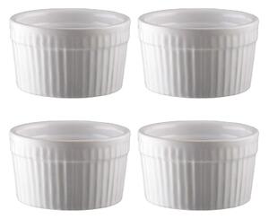 Dorre Fire souffle bowls Ø 9 cm 4-pack White