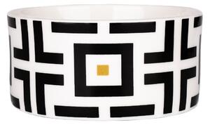 Carolina Gynning DECO bowl 50 cl White-black