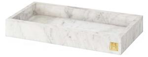 Hilke Collection Hilke Collection tray with edge 30x15 cm White marble