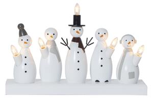 Star Trading Snowman advent candle White