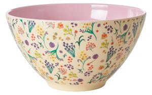 RICE Rice salad bowl melamin Ø26.5 cm Wild flowers