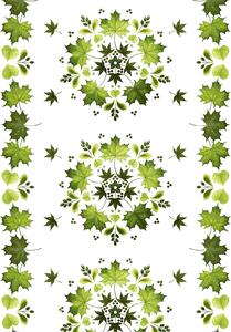 Arvidssons Textil Lövkrans fabric Green