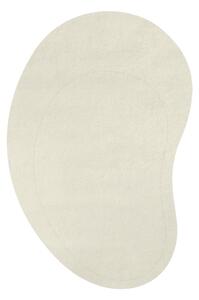 Layered Residue wool carpet 180x270 cm Bone White