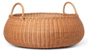 Ferm LIVING Braided basket - low Natural