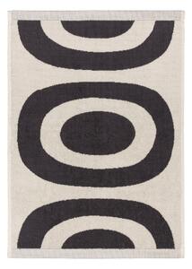 Marimekko Melooni towel 50x70 Charcoal-off white
