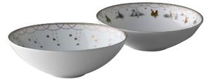Wik & Walsøe Julemorgen Story & Garlander small bowl 2 pack 12 cm