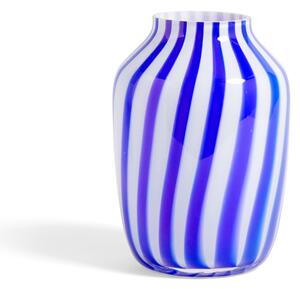 HAY Juice Vase Blue, glass, high