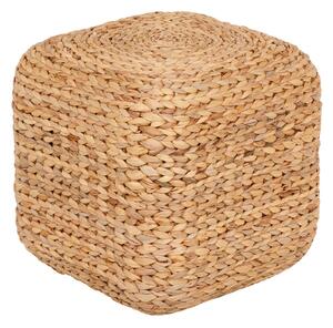 Dixie Lily pouf Natural, water hyacinth, square