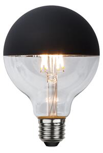 Globen Lighting Glob LED light bulb Clear, black top, e27, 2,8w e27, 4w