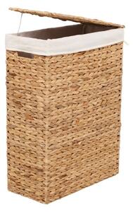 Dixie Lily laundry basket Nature, water hyacinth, braided