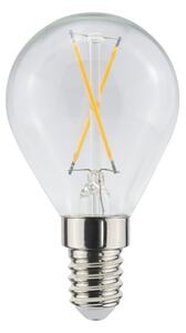 Airam Airam Filament LED-globe light source Clear, not dimmable, 2-filament e14, 1w