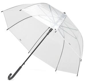 HAY Canopy umbrella Clear, black aluminium handle