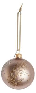 Lene Bjerre Cadelia bauble feather Ø8 cm powder-light gold