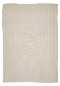 Classic Collection Curve wool rug 250x350 cm Ivory