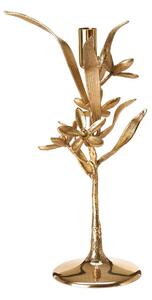 POLSPOTTEN Bergamot candlestick 31 cm Gold