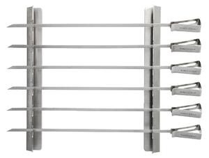 Markus Aujalay Markus grill skewer 8-pieces 16x37 cm Silver
