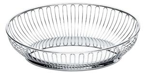 Alessi Alessi wire basket oval 20x28 cm Stainless steel
