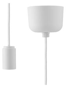 Normann Copenhagen Puff cord with ceiling cup 2.5 m White