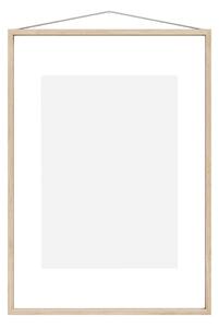 MOEBE Moebe ash frame A2 44.8x61.5 cm Transparent. Wood. Black