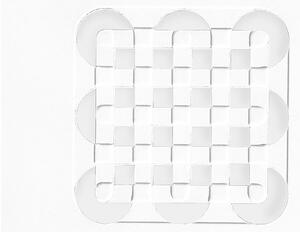 MOEBE Relief artwork circles & squares 14.8x21 cm Off White