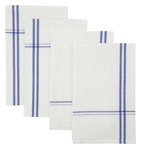Nicolas Vahé Amow fabric napkin 32x52 cm 4-pack White-blue
