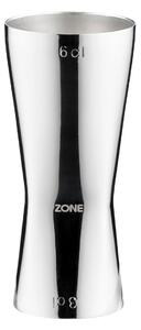 Zone Denmark Rocks measuring glass 3/6 cl Stainless steel