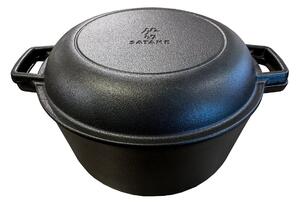 Satake Cast iron pot with lid Ø26 cm