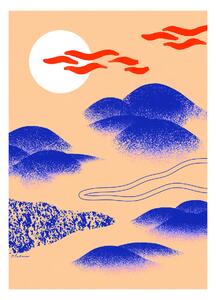 Paper Collective Japanese Hills poster 50x70 cm