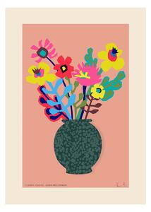 Paper Collective Flower Studies 02 (Sommar) poster 50x70 cm