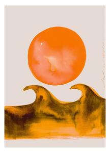 Paper Collective Sunset Waves poster 50x70 cm