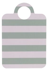 Muurla Checks & Stripes tray 21x31 cm Mint-blue