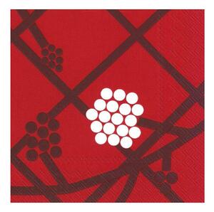 Marimekko Hortensie napkin 33x33 cm 20-pack Red