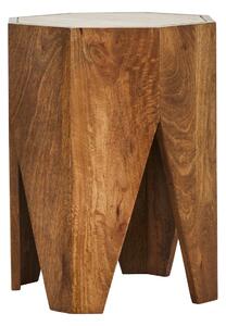 House Doctor Okta stool 33x45 cm Mango wood