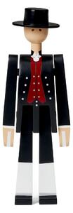 Kay Bojesen Denmark Kay Bojesen man in Norwegian folk costume Black-red-white