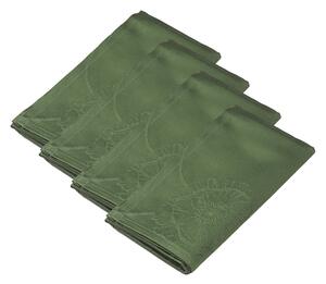 Kähler Hammershøi Poppy fabric napkin 45x45 cm 4-pack Green