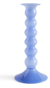 HAY Wavy candle holder large 21 cm Jade light blue