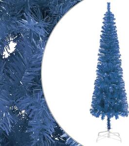 Slim Pre-lit Christmas Tree with Ball Set Blue 210 cm